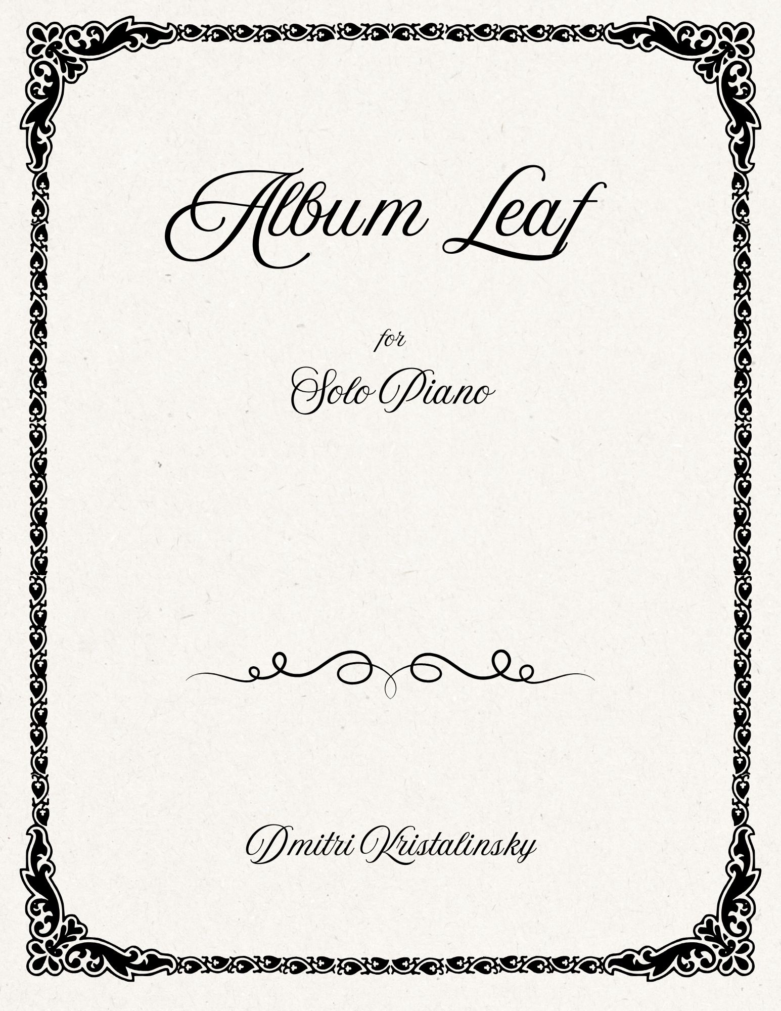 Score Cover
